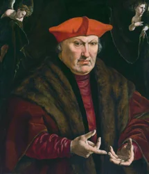 Portret Erarda de la Marck[1]
Tytuł(y) alternatywny(e):  

Portret Erarda de la Marck (1472-1538). Książę-biskup Liège.