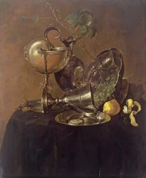Martwa natura z pucharem z muszli łodzika, 1632