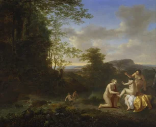Krajobraz z Nimfami