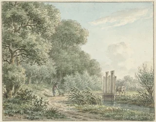 Turysta na Amstelveense Weg