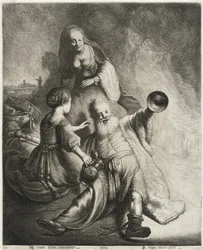Lot i jego córki, 1631