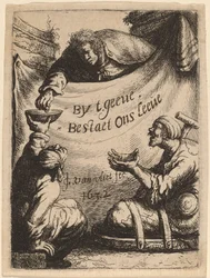 Strona tytułowa: Dwóch kalek otrzymujących jałmużnę, 1632.