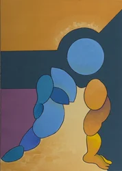 Adoracja, 2008 (olej na płótnie)