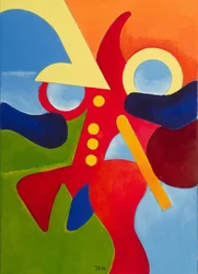 Cyrk, 2009 (olej na płótnie)