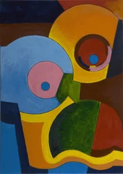 Jaś i Małgosia, 2008 (olej na płótnie)