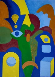 Zwykły dzień, 2009 (olej na płótnie)