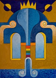 Panna Młoda, 2006 (olej na drewnie)