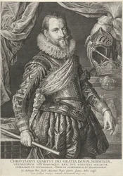 Portret króla Danii i Norwegii Christiana IV