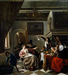 Uroczystość rodzinna Jana Steena (1626-1679)
