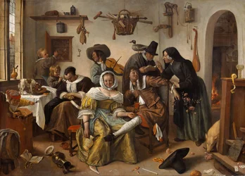 Świat na opak w Weelde Siet Toe, 1663