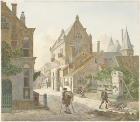 Waardpoort i Oude Gracht w Utrechcie