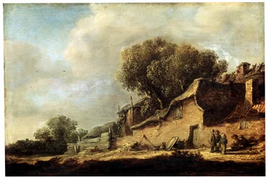 Pejzaż z Chłopską Chatą, 1631.
