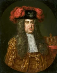 Portret cesarza Karola VI Habsburga (1685-1740) z Orderem Złotego Runa