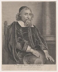 Portret Efraima Bonusa, lekarza, XVII wiek.
