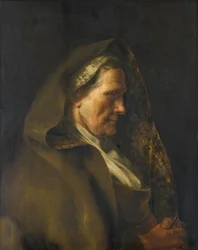 Tronie starszej kobiety