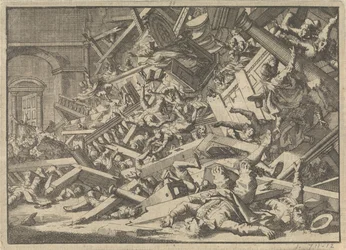 Zawalona galeria podczas katolickiego nabożeństwa w domu posła hiszpańskiego w Londynie, 1623