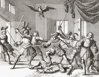 John i Alexander Ruthven, próbujący porwać lub zabić Jakuba VI ze Szkocji