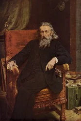 Autoportret polskiego malarza Jana Matejki, 1892
