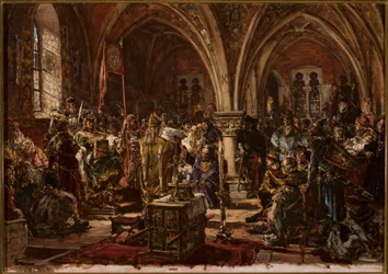 W Łęczycy pierwszy Sejm. Spisanie praw, ukrócenie rozbojów. R.P. 1182