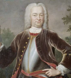 Holenderski: Gustaaf Willem baron van Imhoff (1705-50). Gubernator generalny (1743-50) Portret Gustaafa Willema, barona van Imhoffa, gubernatora generalnego Holenderskiej Kompanii Wschodnioindyjskiej