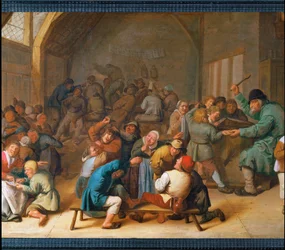 Wiejska szkoła (obraz na płótnie)