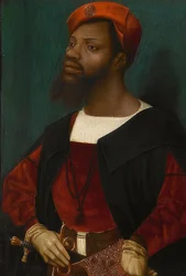 Portret Afrykanina (Christophle le More?). Około 1525-30