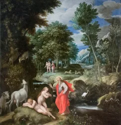 Stworzenie Ewy, ok. 1586-89 (olej na płótnie)