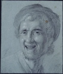 Śmiejący się Rembrandt (kopia według wczesnego autoportretu Rembrandta u F. Stoopa w Byfleet)