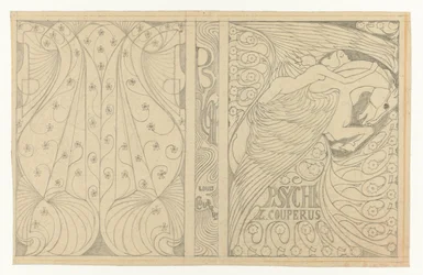 Projekt okładki dla Psyche Louisa Couperusa Projekt zespołu dla: Louis Couperus, Psyche, 1898