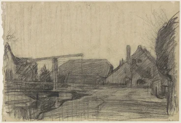 Widok wsi Gravenmoer