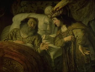 Umierający Dawid upomina Salomona