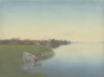 Bank IJssel w pobliżu Hattem