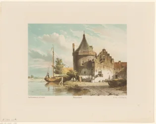 Widok na Waltoren w Culemborg
