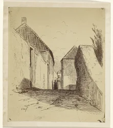 Widok na Zuidwal w Leerdam