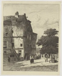 Widok ulicy w Amsterdamie