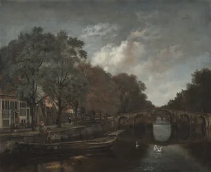 Herengracht, Amsterdam, ok. 1661 (olej na płótnie)