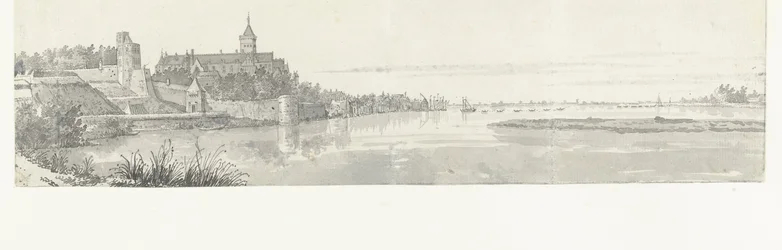 Widok na Nijmegen i Waal
