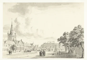 Widok na rynek w Uerdingen