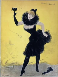Karnawał, okładka „Revenue illustrée”, Jan Van Beers, sd. 19 wiek