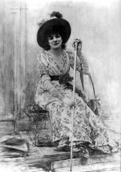 Portret Sary Bernhardt (1844-1923)