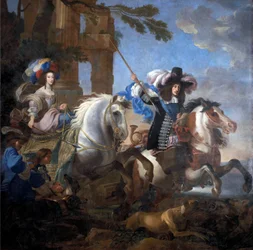 Ferdynand Maria, elektor Bawarii i Henrietta Sabaudzka, ok. 1660 (olej na płótnie)