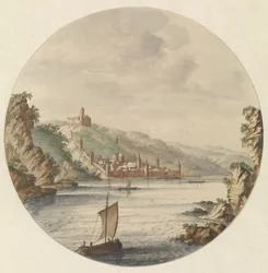 Widok na miasto Bacharach