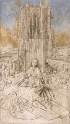 Święta Barbara, ok. 1427 (olej na płycie)