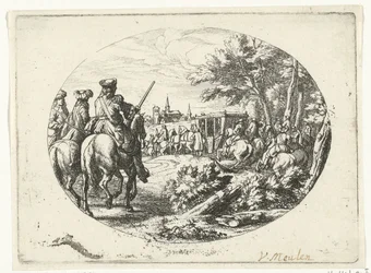 Oblężenie miasta Sceny wojenne z życia Ludwika XIV, króla Francji (tytuł serii)