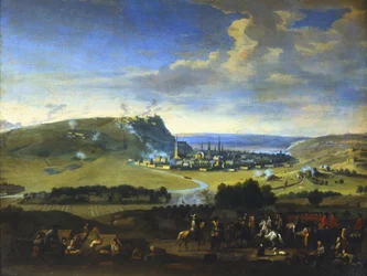 „Oblężenie Namur”, scena przed ostatecznym atakiem, 5 sierpnia 1695