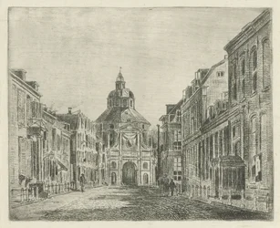 Widok na Wittevrouwenpoort w Utrechcie