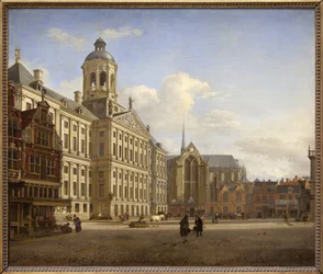 Tama z nowym ratuszem w Amsterdamie
