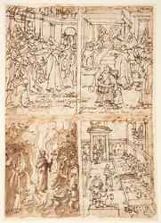 Osiem scen z życia San Giovanni Gualberto (recto i verso)