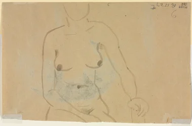 Tułów nagiej kobiety (verso)