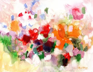 Confetti Garden, ok. 2023 (akwarela na papierze)